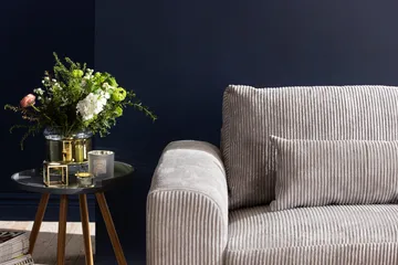 Copenhagen 4-sits Högervänd L-formad Schäslongsoffa i Manchester - Ljusgrå - Möbler - Soffa - Divansoffor & schäslongsoffa