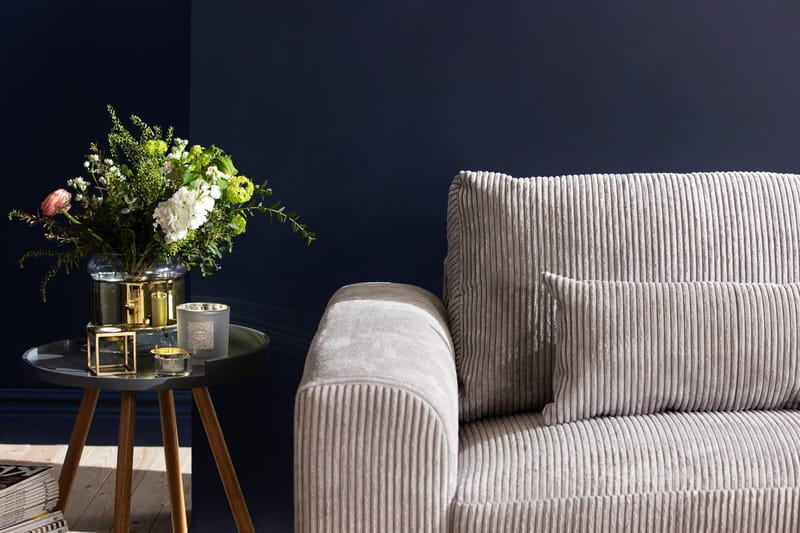 Copenhagen 4-sits Högervänd L-formad Schäslongsoffa i Manchester - Ljusgrå - Möbler - Soffa - Divansoffor & schäslongsoffa