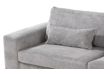 Copenhagen 4-sits Högervänd L-formad Schäslongsoffa i Manchester - Ljusgrå - Möbler - Soffa - Divansoffor & schäslongsoffa