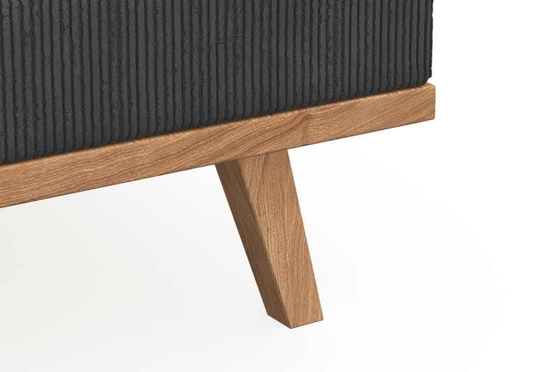 Copenhagen 4-sits Högervänd L-formad Schäslongsoffa i Manchester - Mörkgrå - Möbler - Soffa - Divansoffor & schäslongsoffa