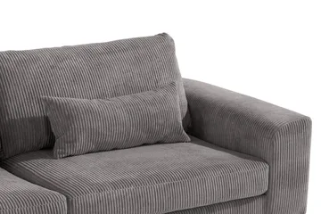 Copenhagen 4-sits Högervänd L-formad Schäslongsoffa i Manchester - Mörkgrå - Möbler - Soffa - Divansoffor & schäslongsoffa