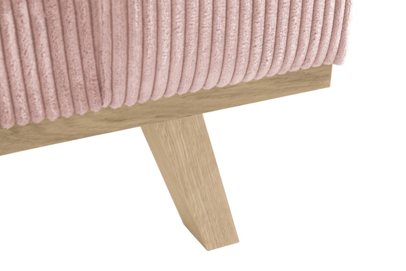 Copenhagen 4-sits Högervänd L-formad Schäslongsoffa i Manchester - Rosa - Möbler - Soffa - Divansoffor & schäslongsoffa