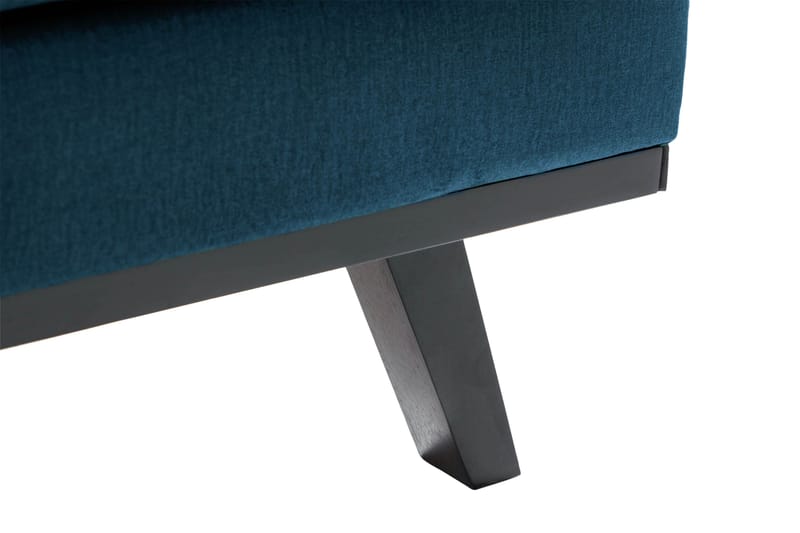 Copenhagen 4-sits Högervänd L-formad Schäslongsoffa i Sammet - Blå - Möbler - Soffa - Divansoffor & schäslongsoffa