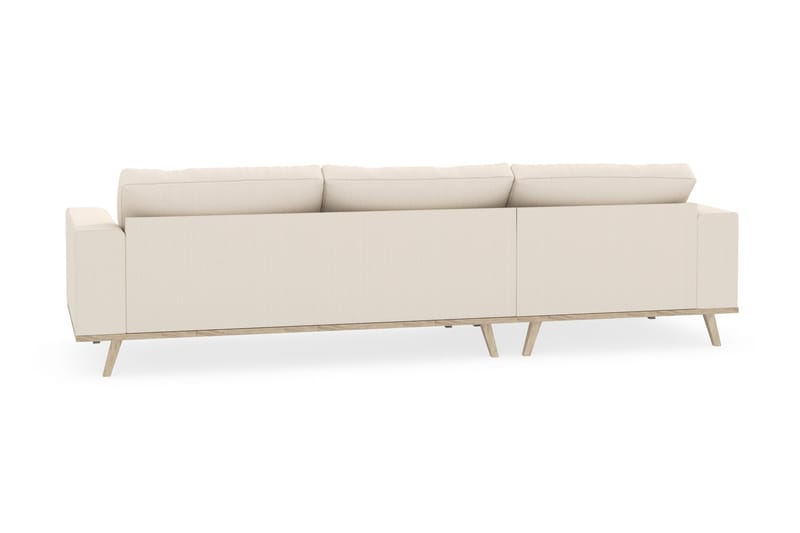 Copenhagen 4-sits Vänstervänd L-formad Divansoffa i Manchester - Beige - Möbler - Soffa - Divansoffor & schäslongsoffa