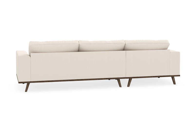 Copenhagen 4-sits Vänstervänd L-formad Divansoffa i Manchester - Beige - Möbler - Soffa - Divansoffor & schäslongsoffa