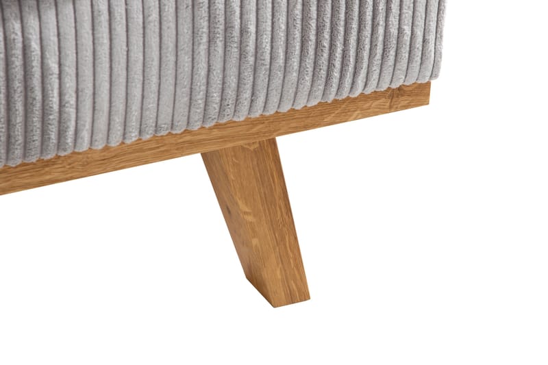 Copenhagen 4-sits Vänstervänd L-formad Divansoffa i Manchester - Ljusgrå - Möbler - Soffa - Divansoffor & schäslongsoffa