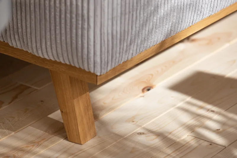 Copenhagen 4-sits Vänstervänd L-formad Divansoffa i Manchester - Ljusgrå - Möbler - Soffa - Divansoffor & schäslongsoffa