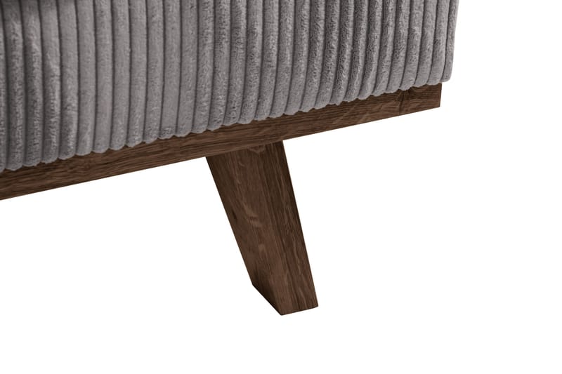 Copenhagen 4-sits Vänstervänd L-formad Divansoffa i Manchester - Mörkgrå - Möbler - Soffa - Divansoffor & schäslongsoffa