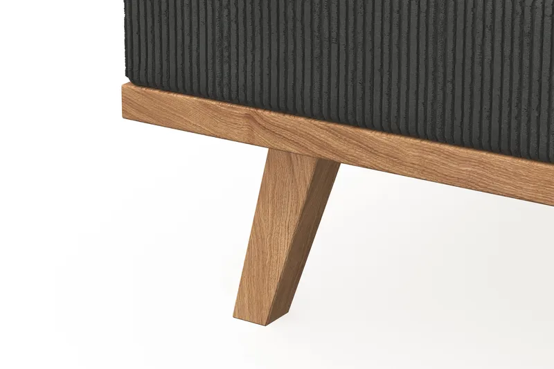 Copenhagen 4-sits Vänstervänd L-formad Divansoffa i Manchester - Mörkgrå - Möbler - Soffa - Divansoffor & schäslongsoffa