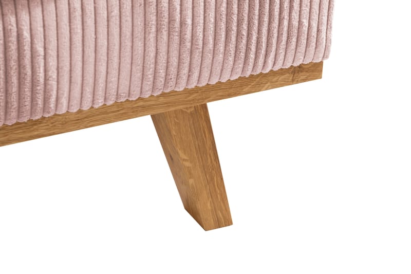 Copenhagen 4-sits Vänstervänd L-formad Divansoffa i Manchester - Rosa - Möbler - Soffa - Divansoffor & schäslongsoffa