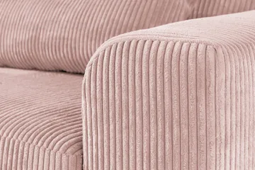 Copenhagen 4-sits Vänstervänd L-formad Divansoffa i Manchester - Rosa - Möbler - Soffa - Divansoffor & schäslongsoffa