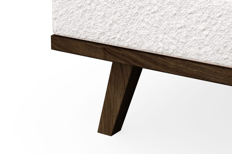 Copenhagen 4-sits Vänstervänd L-formad Schäslongsoffa i Bouclé - Vit - Möbler - Soffa - Divansoffor & schäslongsoffa