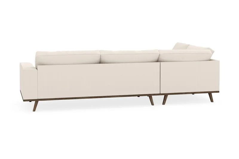 Copenhagen 4-sits Vänstervänd L-formad Schäslongsoffa i Manchester - Beige - Möbler - Soffa - Divansoffor & schäslongsoffa