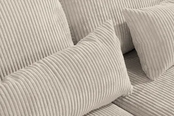 Copenhagen 4-sits Vänstervänd L-formad Schäslongsoffa i Manchester - Beige - Möbler - Soffa - Divansoffor & schäslongsoffa