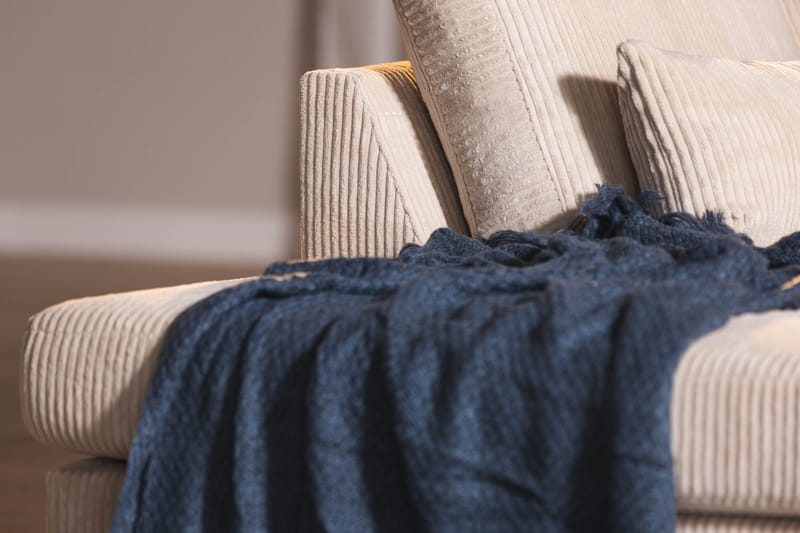 Copenhagen 4-sits Vänstervänd L-formad Schäslongsoffa i Manchester - Beige - Möbler - Soffa - Divansoffor & schäslongsoffa