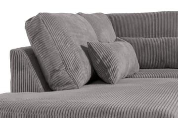 Copenhagen 4-sits Vänstervänd L-formad Schäslongsoffa i Manchester - Mörkgrå - Möbler - Soffa - Divansoffor & schäslongsoffa