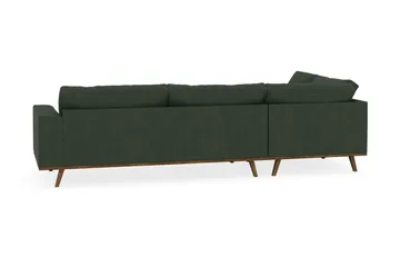 Copenhagen 4-sits Vänstervänd L-formad Schäslongsoffa i Manchester - Mörkgrön - Möbler - Soffa - Divansoffor & schäslongsoffa