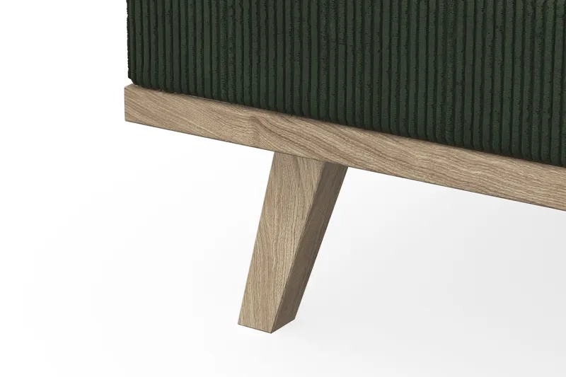 Copenhagen 4-sits Vänstervänd L-formad Schäslongsoffa i Manchester - Mörkgrön - Möbler - Soffa - Divansoffor & schäslongsoffa