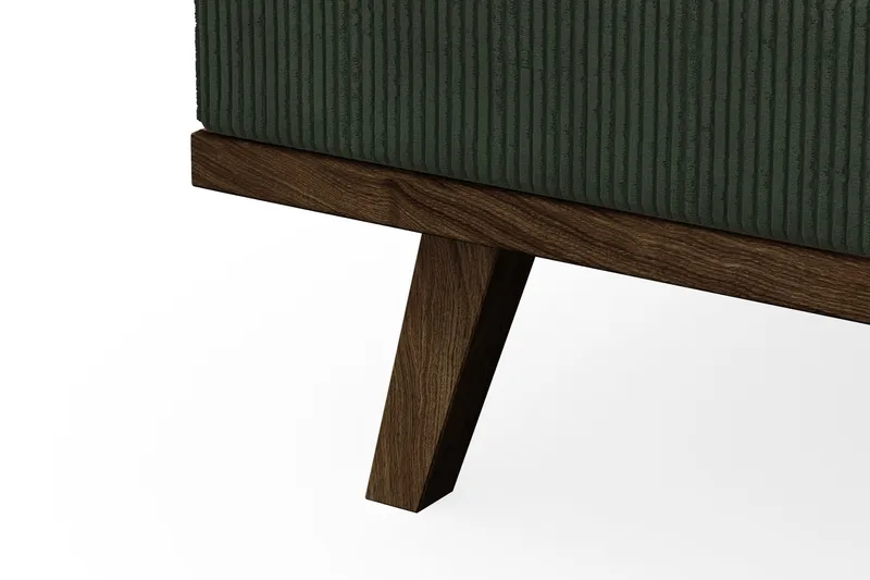 Copenhagen 4-sits Vänstervänd L-formad Schäslongsoffa i Manchester - Mörkgrön - Möbler - Soffa - Divansoffor & schäslongsoffa