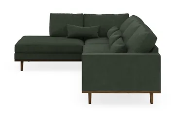 Copenhagen 4-sits Vänstervänd L-formad Schäslongsoffa i Manchester - Mörkgrön - Möbler - Soffa - Divansoffor & schäslongsoffa