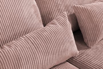 Copenhagen 4-sits Vänstervänd L-formad Schäslongsoffa i Manchester - Rosa - Möbler - Soffa - Divansoffor & schäslongsoffa