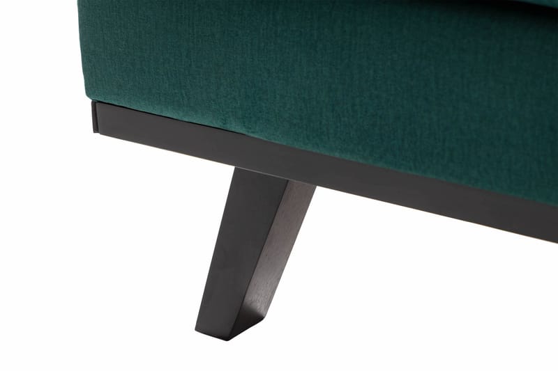 Copenhagen 4-sits Vänstervänd L-formad Schäslongsoffa i Sammet - Grön - Möbler - Soffa - Divansoffor & schäslongsoffa