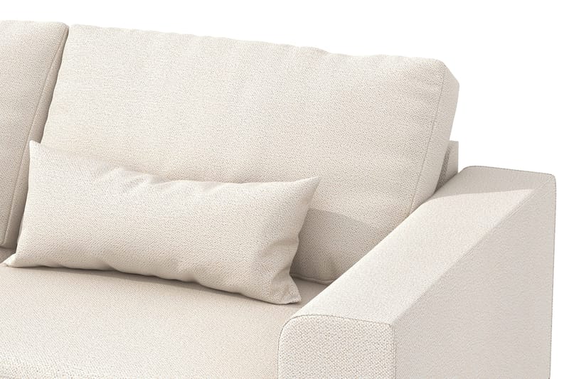 Copenhagen 4-sits Vänstervänd L-formad Schäslongsoffa i Tyg - Beige - Möbler - Soffa - Divansoffor & schäslongsoffa