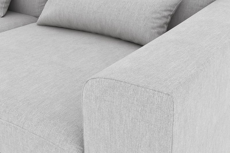 Copenhagen 4-sits Vänstervänd L-formad Schäslongsoffa i Tyg - Grå - Möbler - Soffa - Divansoffor & schäslongsoffa