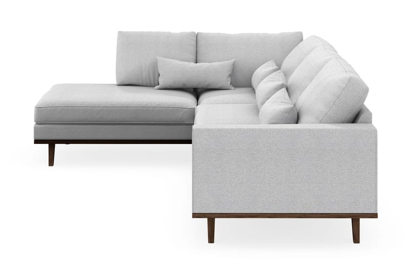 Copenhagen 4-sits Vänstervänd L-formad Schäslongsoffa i Tyg - Ljusgrå - Möbler - Soffa - Divansoffor & schäslongsoffa