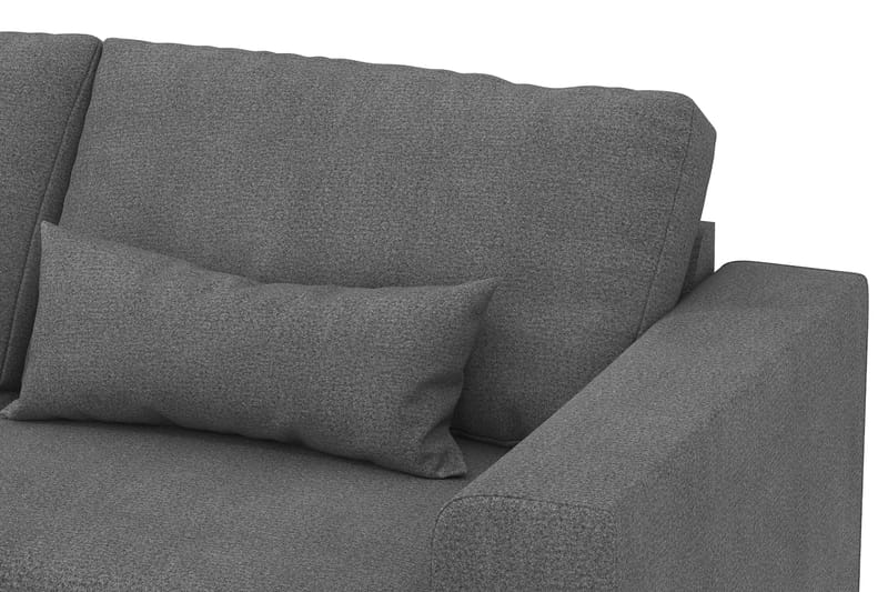 Copenhagen 4-sits Vänstervänd L-formad Schäslongsoffa i Tyg - Mörkgrå - Möbler - Soffa - Divansoffor & schäslongsoffa