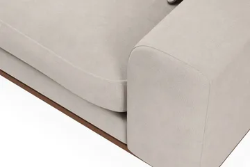 Copenhagen Premium 4-sits Vänstervänd L-formad Djup Schäslongsoffa i Tyg - Beige - Möbler - Soffa - Divansoffor & schäslongsoffa