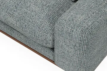 Copenhagen Premium 4-sits Vänstervänd L-formad Djup Divansoffa i Chenille - Grå/Blå - Möbler - Soffa - Divansoffor & schäslongsoffa