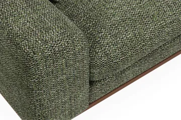 Copenhagen Premium 4-sits Högervänd L-formad Djup Schäslongsoffa i Chenille - Grön - Möbler - Soffa - Divansoffor & schäslongsoffa