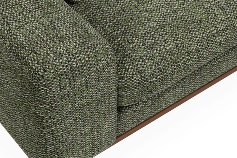 Copenhagen Premium 4-sits Högervänd L-formad Djup Schäslongsoffa i Chenille - Grön - Möbler - Soffa - Divansoffor & schäslongsoffa