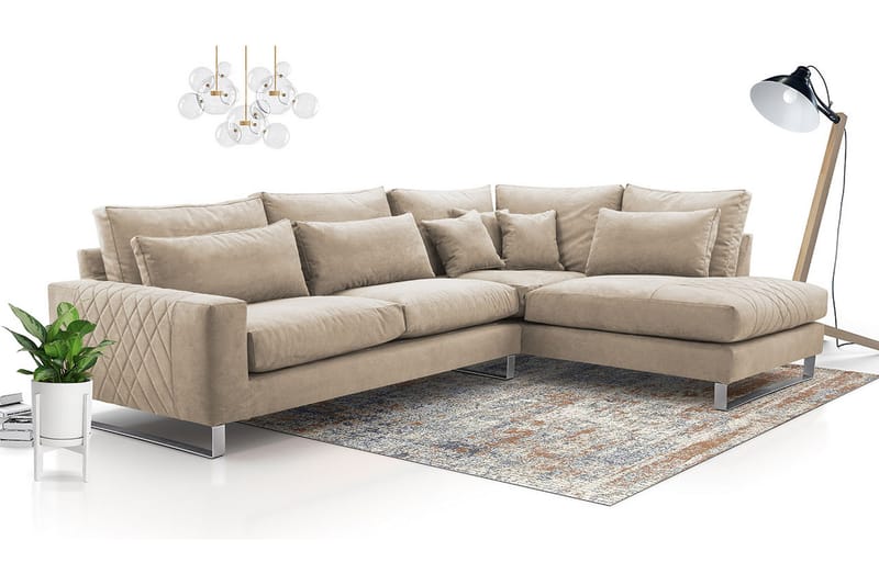 Corneliano 2-sits Soffa - Beige - Möbler - Soffa - Divansoffor & schäslongsoffa