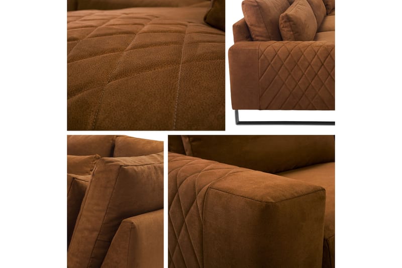 Corneliano 2-sits Soffa - Brun - Möbler - Soffa - Divansoffor & schäslongsoffa