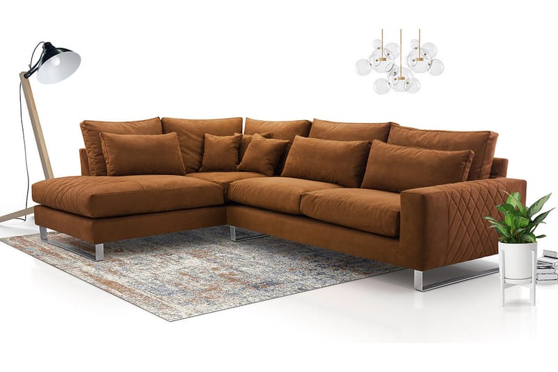 Corneliano 2-sits Soffa - Brun - Möbler - Soffa - Divansoffor & schäslongsoffa