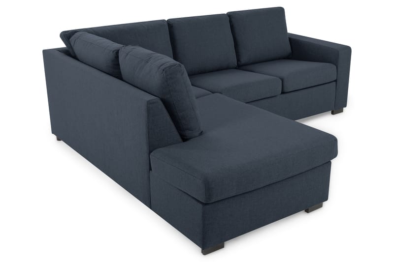 Crazy 2-sits med Schäslong Vänster - Mörkblå - 3 sits soffa med divan - Divansoffor & schäslongsoffa