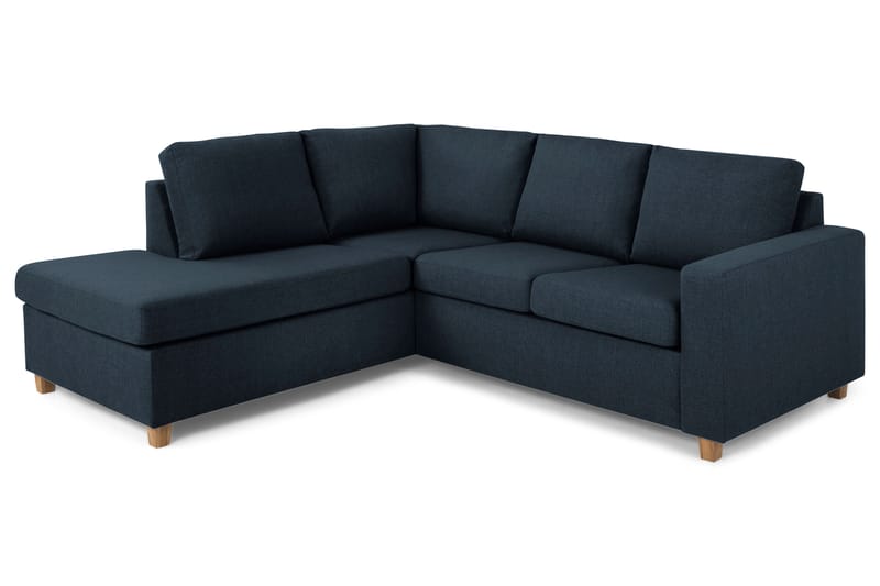 Crazy 2-sits Soffa med Schäslong Vänster - Mörkblå - Möbler - Soffa - Divansoffor & schäslongsoffa