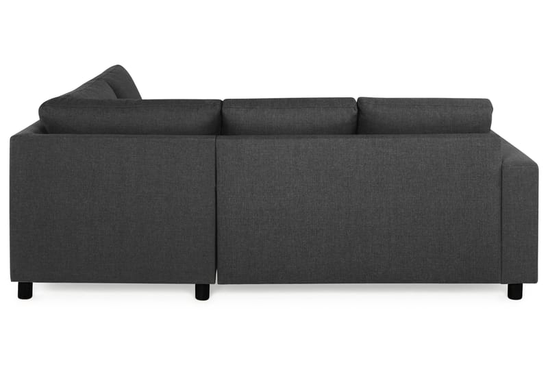 Crazy 3-sits Högervänd L-formad Schäslongsoffa i Tyg - Antracit - Möbler - Soffa - Divansoffor & schäslongsoffa