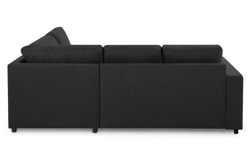 Crazy 3-sits Högervänd L-formad Schäslongsoffa i Tyg - Antracit - Möbler - Soffa - Divansoffor & schäslongsoffa