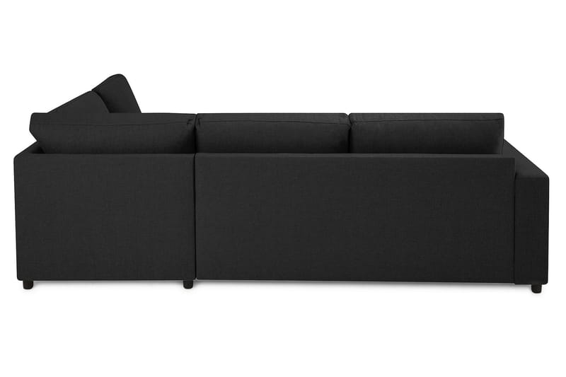 Crazy 3-sits Högervänd L-formad Schäslongsoffa i Tyg - Antracit - Möbler - Soffa - Divansoffor & schäslongsoffa