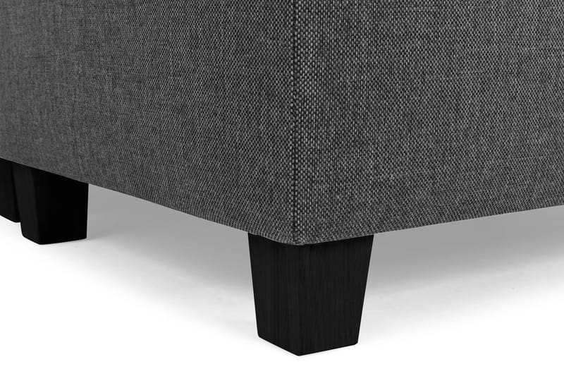 Crazy 3-sits Högervänd L-formad Schäslongsoffa i Tyg - Antracit - Möbler - Soffa - Divansoffor & schäslongsoffa - 2 sits soffa med divan