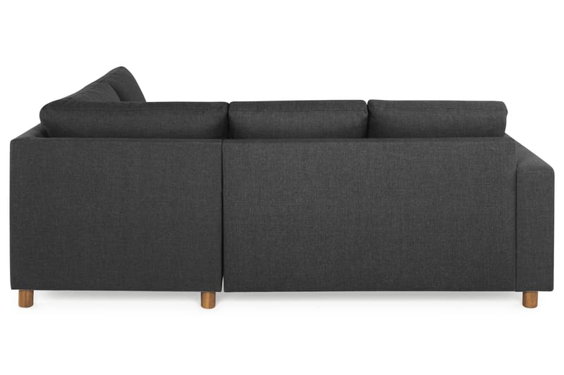 Crazy 3-sits Högervänd L-formad Schäslongsoffa i Tyg - Antracit - Möbler - Soffa - Divansoffor & schäslongsoffa