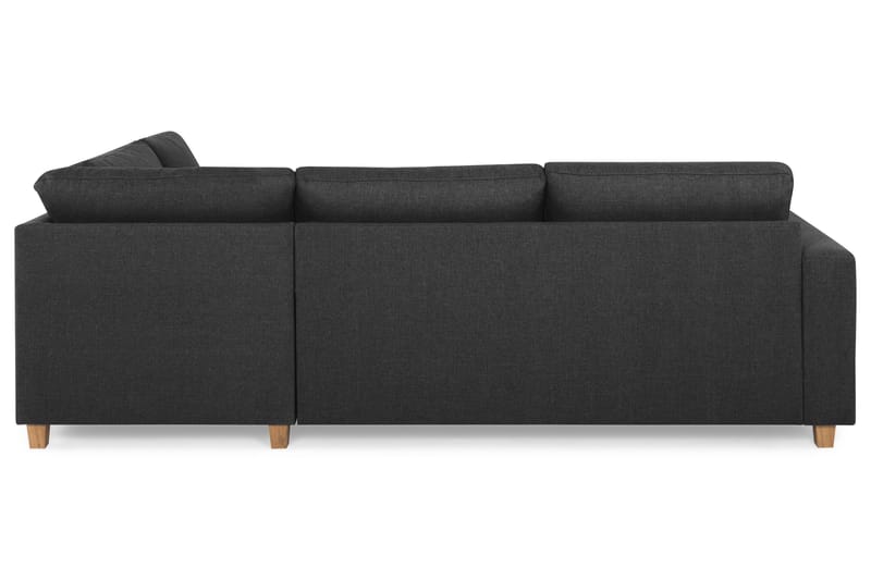 Crazy 3-sits Högervänd L-formad Schäslongsoffa i Tyg - Antracit - Möbler - Soffa - Divansoffor & schäslongsoffa
