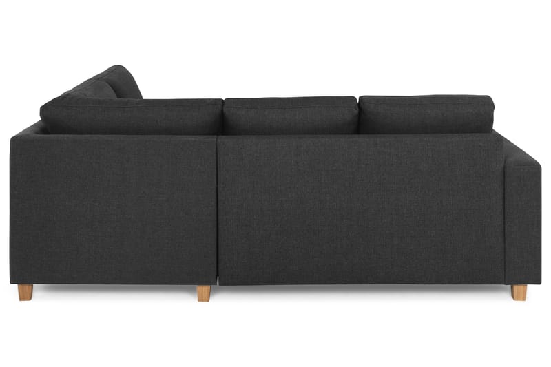 Crazy 3-sits Högervänd L-formad Schäslongsoffa i Tyg - Antracit - Möbler - Soffa - Divansoffor & schäslongsoffa