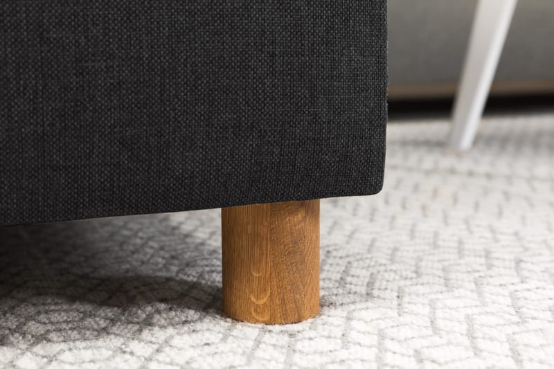 Crazy 3-sits Högervänd L-formad Schäslongsoffa i Tyg - Antracit - Möbler - Soffa - Divansoffor & schäslongsoffa - 2 sits soffa med divan