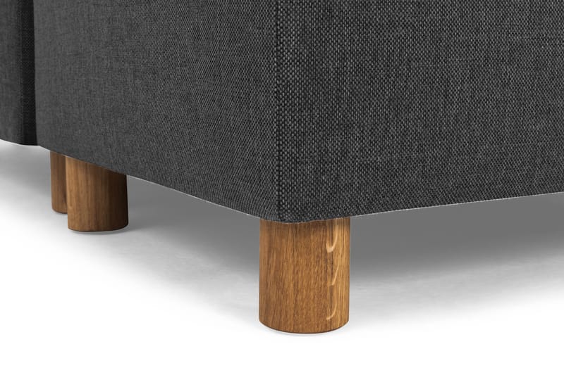 Crazy 3-sits Högervänd L-formad Schäslongsoffa i Tyg - Antracit - Möbler - Soffa - Divansoffor & schäslongsoffa - 3 sits soffa med divan