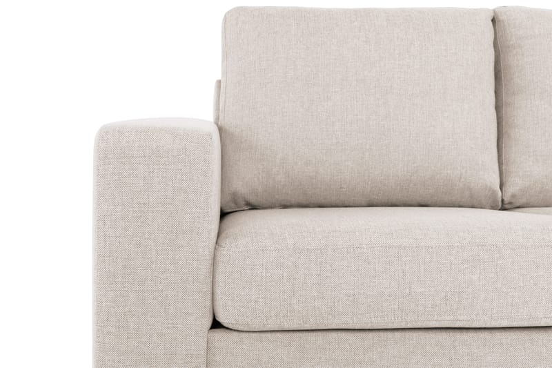 Crazy 3-sits Högervänd L-formad Schäslongsoffa i Tyg - Beige - Möbler - Soffa - Divansoffor & schäslongsoffa - 2 sits soffa med divan