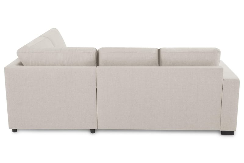 Crazy 3-sits Högervänd L-formad Schäslongsoffa i Tyg - Beige - Möbler - Soffa - Divansoffor & schäslongsoffa